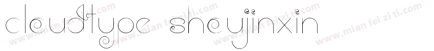 Cloudtype shoujinxin字体转换